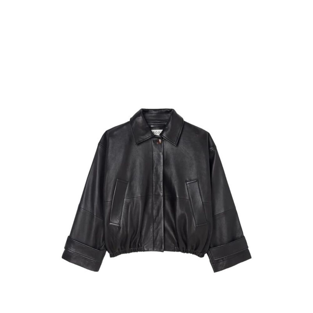 Róhe Black Jackets - Leather Jackets Women